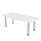 Skutchi Designs 33.5 in W, 59.5 in L, 29 in H, Engineered Wood Top, White HAR-BOT-34X60-PT-09 - alternate 1